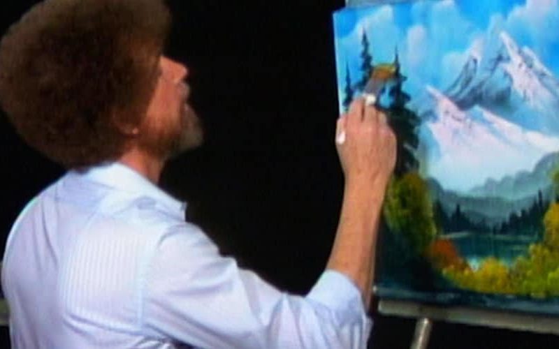 bob ross schilder workshop